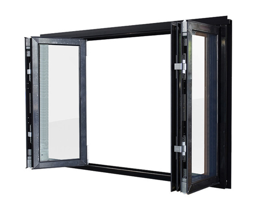 Schalldichte 1.6mm starke panoramische Glas-Windows-Aluminiumhurrikan-Auswirkung Windows