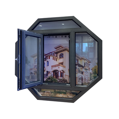 1.2-2.0mm starker Aluminiumrahmen Windows reparierte obersten runden Kreis Windows