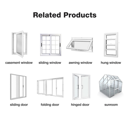 Klarglas-Aluminiumflügelfenster doppelverglastes Windows für Wohnmobile