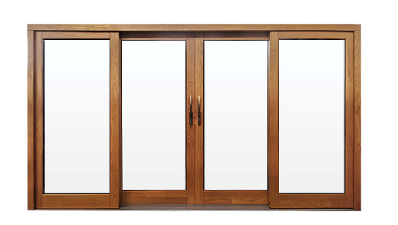 CER horizontales doppeltes Glas gleitendes Aluminium-Windows und Türen mit Grill