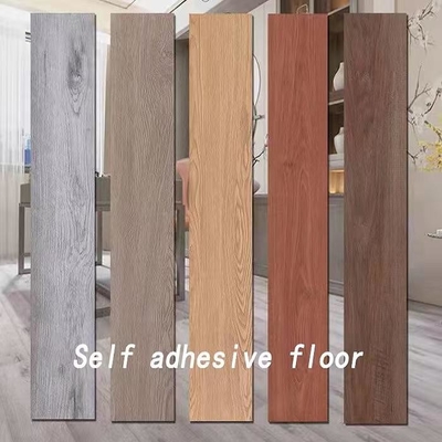 Selbstklebender des 2.0mm PVC-Holz-Korn-Bodenbelag-Schalen-und Stock-DIY Vinylbodenbelag