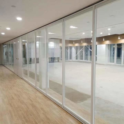 Büro-Wand-Glasfach Ansicht der Doppelschicht voll- für das Raum-Teilen
