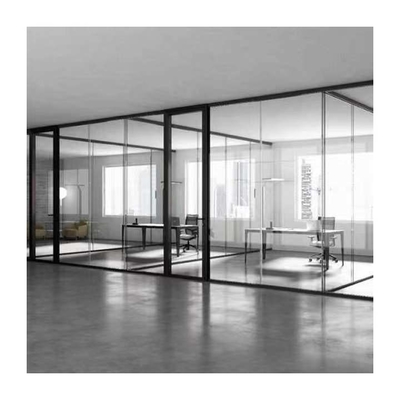 Edelstahl-Aluminiumglaswand-Trennwand-faltbare bewegliche Büro-Teiler