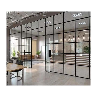 Edelstahl-Aluminiumglaswand-Trennwand-faltbare bewegliche Büro-Teiler