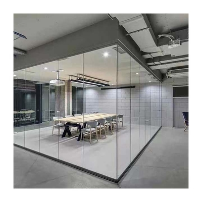 Edelstahl-Aluminiumglaswand-Trennwand-faltbare bewegliche Büro-Teiler