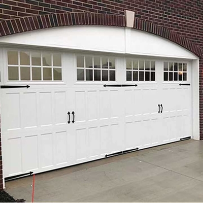 Wohnung Frameless PVC-Schmiedeeisen-Garagentor mit Spiegel
