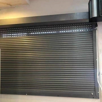 Heißes Zink galvanisierter automatisierter Garagentor windundurchlässiger motorisierter Rollup-Fensterladen