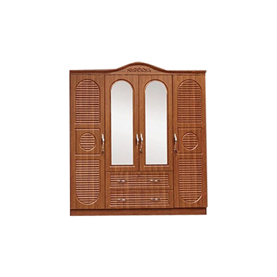 PVC-Beschaffenheits-multi Farbe-MDF-Brett-Wandschrank 2 3 4 Tür-Schrank mit Spiegel