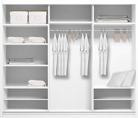 15mm MDF Tür des großes modernes Schlafzimmer-hölzerne Schrank-3, die Garderobe mit Spiegel schiebt