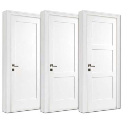 Hauptplatten-fester hölzerner Türen MDF im amerikanischen Stil Front Doors der hotel-Wohnungs-3