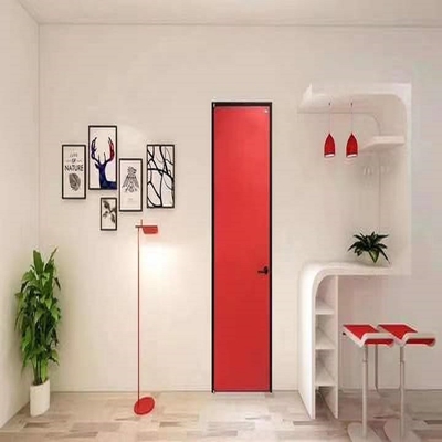 Einfache moderne MDF-Melamin-InnenHolztür für Badezimmer