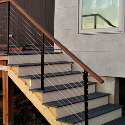 Einfach installieren Sie modernes U-förmiges Treppenhaus-Spiralen-Bauholz-Glasbalustraden-Treppe