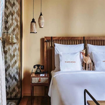 Soemspitzenhotel-Möbel-Museums-alte hölzerne Schlafzimmer-Möbel