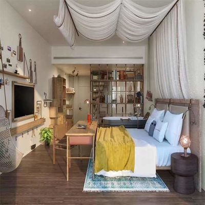 Soemspitzenhotel-Möbel-Museums-alte hölzerne Schlafzimmer-Möbel