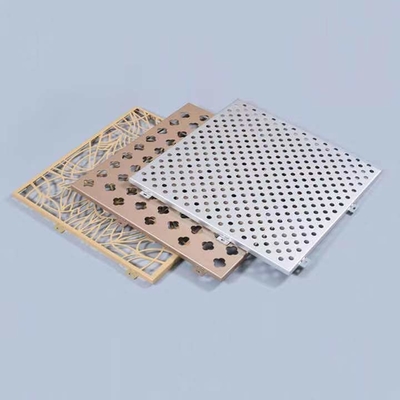 Rolle beschichtete geschnitzte Aluminiumzwischenwand aushöhlte heraus Fluorkohlenstoff-Aluminiumfurnier-blatt