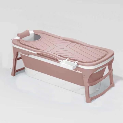1.18M Blue Pink Freestanding Plastikbadewannen-faltende PlastikBadewanne für Erwachsene