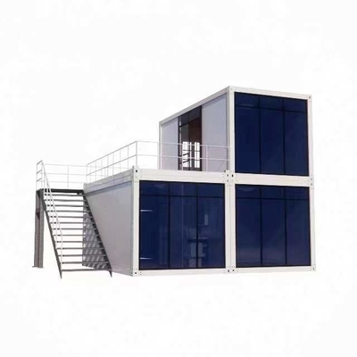 Einfaches abmontierbares Flachgehäuse-Behälter-Haus-Licht-Stahlbewegliches vorfabrizierthaus