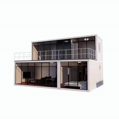 Einfaches abmontierbares Flachgehäuse-Behälter-Haus-Licht-Stahlbewegliches vorfabrizierthaus