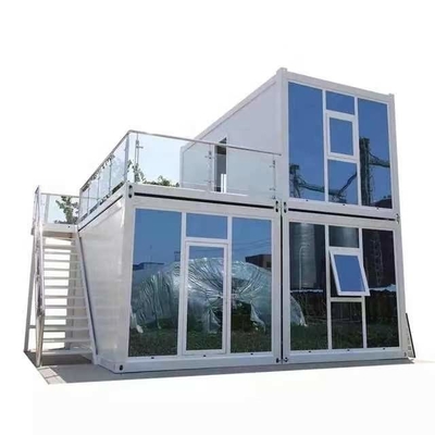 Einfaches abmontierbares Flachgehäuse-Behälter-Haus-Licht-Stahlbewegliches vorfabrizierthaus
