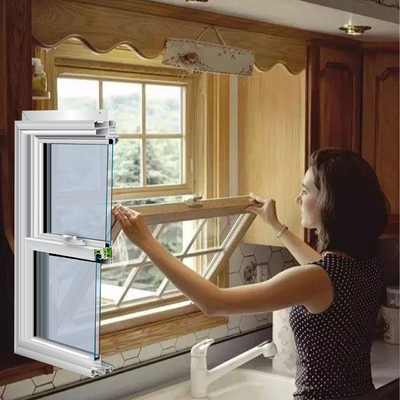Ausgeglichenes Glasaluminiumlegierungs-Fenster-im amerikanischen Stil Doppeltes Hung Windows For House