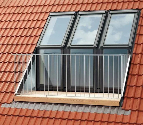 Himmel-Ansicht-wasserdichtes Aluminiumrahmen-Windows-Doppelt-Glasdach-Oberlicht Windows