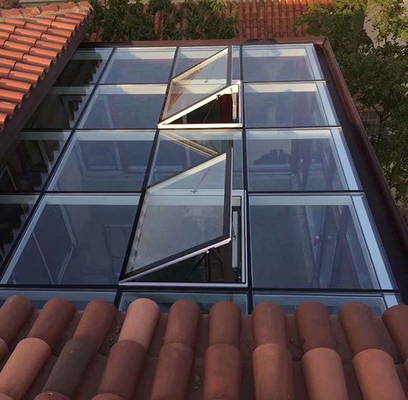 Himmel-Ansicht-wasserdichtes Aluminiumrahmen-Windows-Doppelt-Glasdach-Oberlicht Windows