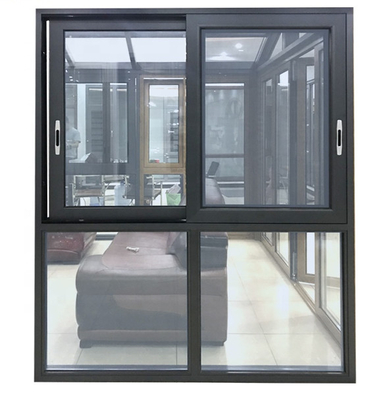 Gebrochener Aluminiumrahmen Windows der Brücken-6063T5 fertigte Farbe besonders an