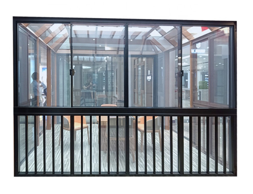 Gebrochener Aluminiumrahmen Windows der Brücken-6063T5 fertigte Farbe besonders an