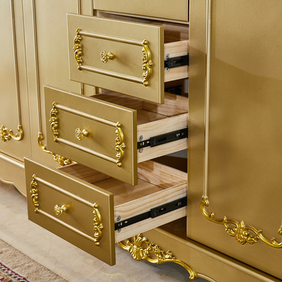 Sperrholz kundengebundener Garderoben-Raumersparnis-Luxusschlafzimmer-Wandschrank-Organisator