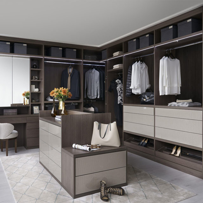 Multi Farbehölzerner gehender Wandschrank