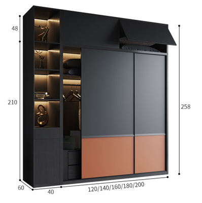 Schiebetür-Schrank des Schlafzimmer-3