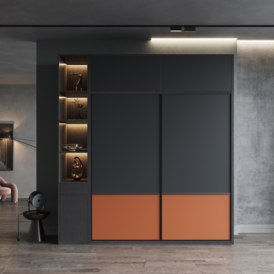 Schiebetür-Schrank des Schlafzimmer-3