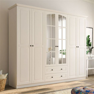 Garderoben-hölzernes modernes Schlafzimmer-Kabinett Eco freundliches kundengebundenes mit Glas
