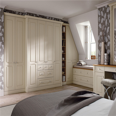 Garderoben-hölzernes modernes Schlafzimmer-Kabinett Eco freundliches kundengebundenes mit Glas