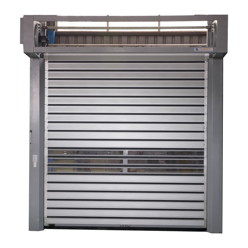 Hochgeschwindigkeitsrollen-Fensterladen-Aluminiumlegierungs-Material und kundengebundene Farbharte Platten-Tür mit Schaum-Isolierung
