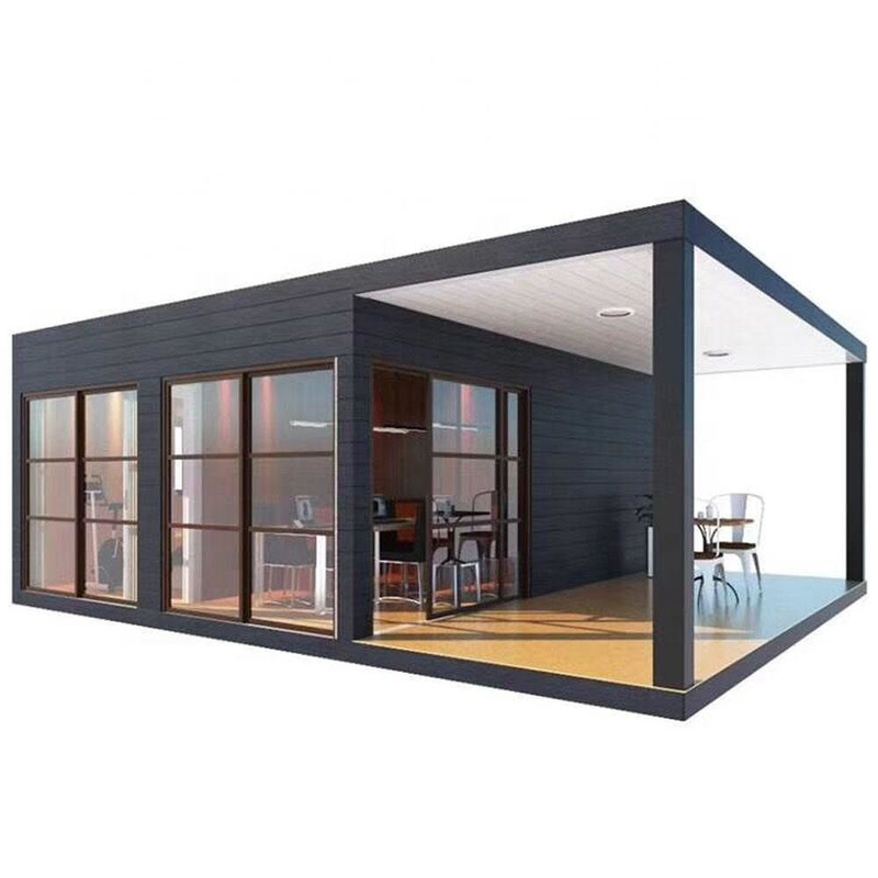 Luxus angepasste Farbe und Glas Portable 20FT 40FT Prefab Flat Pack Container Haus mit Fabrikpreis