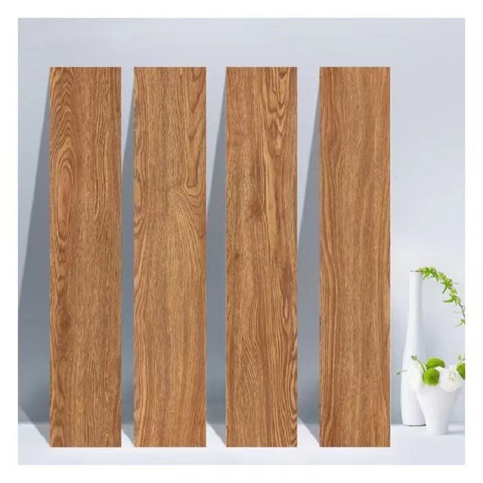 Beleg-Beweis-Schalen-und Stock-hölzerne Planken-selbstklebende Vinylbodenfliesen 6x36“