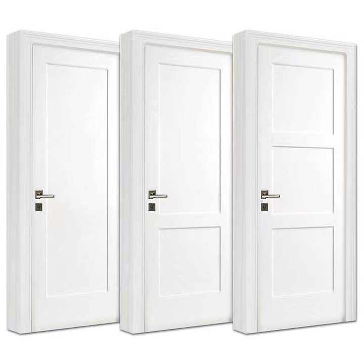 Hauptplatten-fester hölzerner Türen MDF im amerikanischen Stil Front Doors der hotel-Wohnungs-3