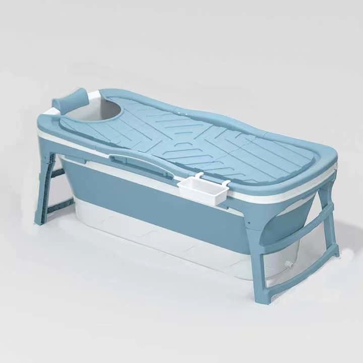 1.18M Blue Pink Freestanding Plastikbadewannen-faltende PlastikBadewanne für Erwachsene