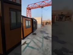 Modernes Luxuslandhaus-Hauptbewegliches fabrizierte dehnbares Schiffsmaklersbüro-Rahmen-Behälter-Haus vor